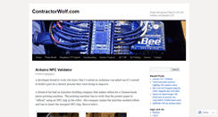 Desktop Screenshot of contractorwolf.com