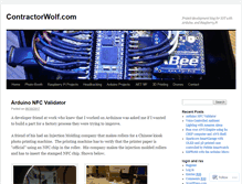Tablet Screenshot of contractorwolf.com